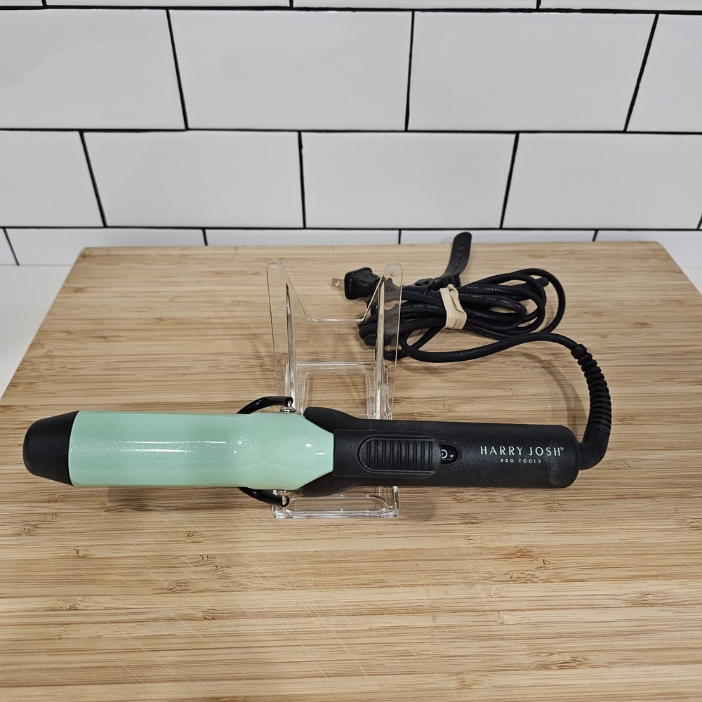 Harry Josh Pro Tools Travel Curling Iron 1.25 in Ceramic Mint Green